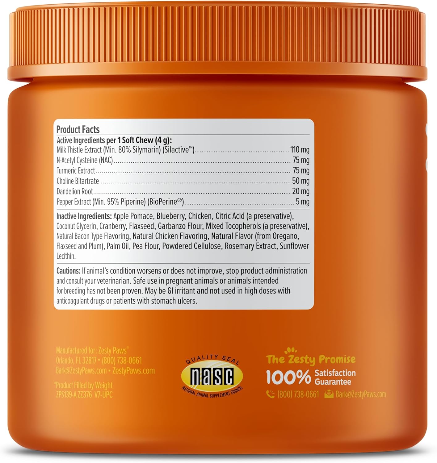 Dog Liver Support Supplement with Milk Thistle & Turmeric - Soft Chew Formula for Liver Function in Dogs