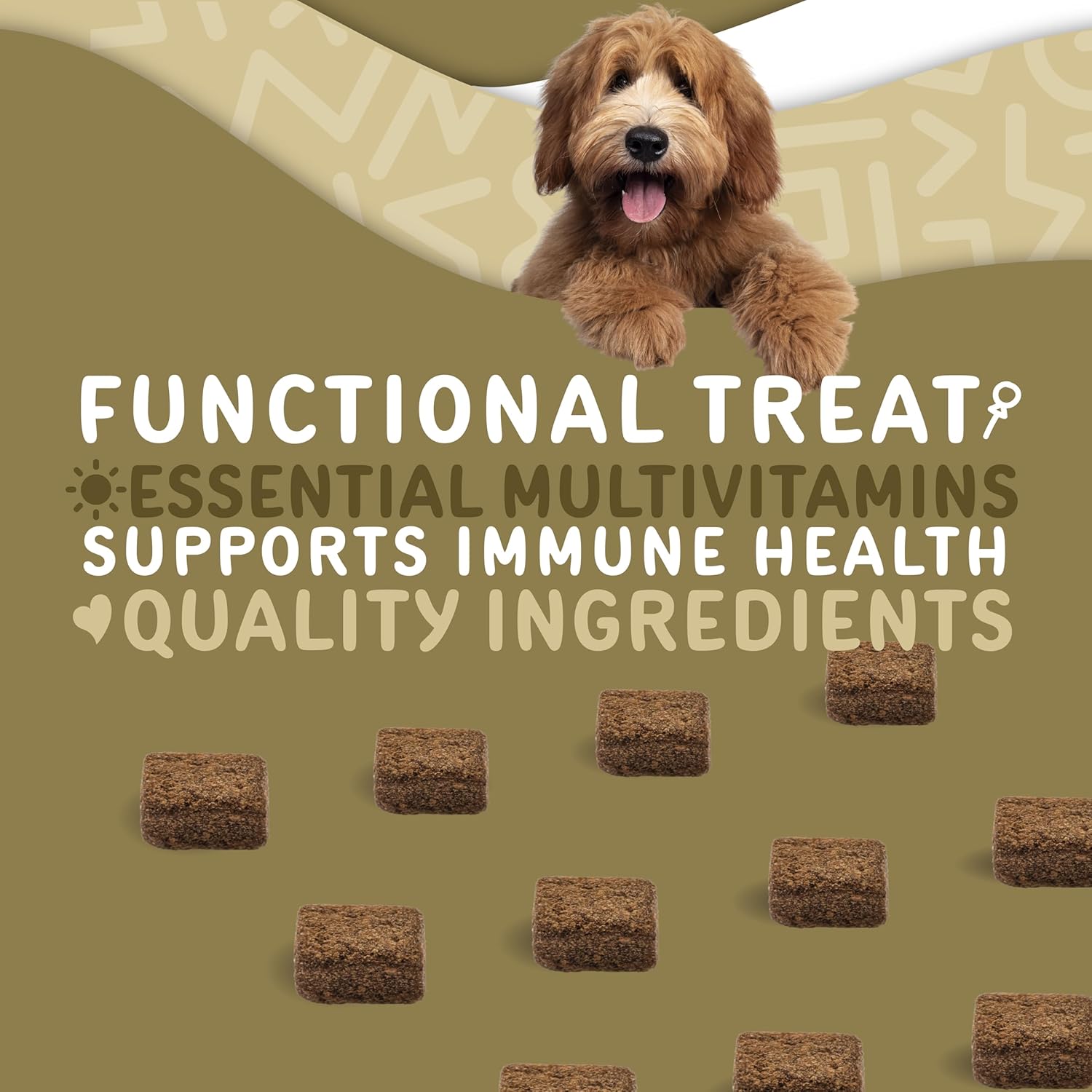 Dog Multivitamin & Immune System Support Soft Chews for Small/Large Dogs - 120 Count