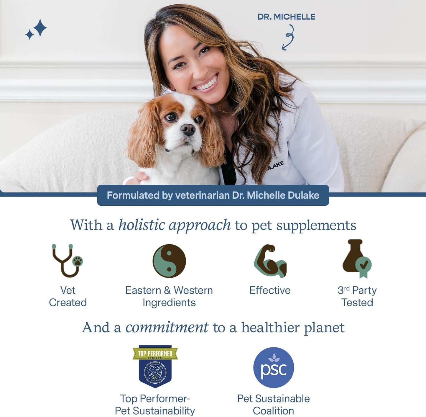 Dog Prebiotic & Postbiotic Supplement for Digestive Health & Immune Support - 120 Scoops by Fera Pet Organics