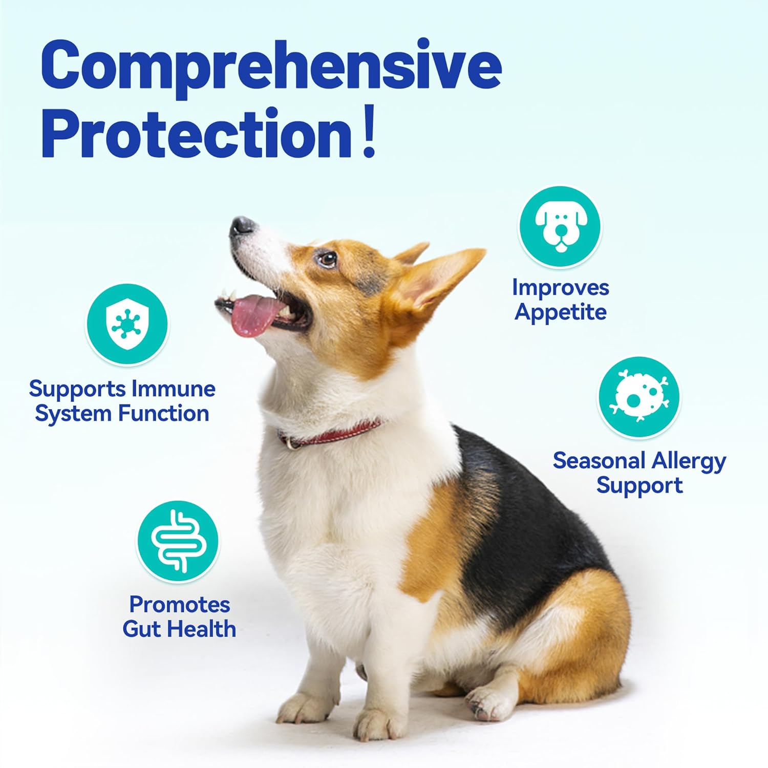 Dog Probiotic Chews - Wellix Probiotics for Dogs, Supports Digestive Health, Allergies, Diarrhea, Upset Stomach & Gas Relief