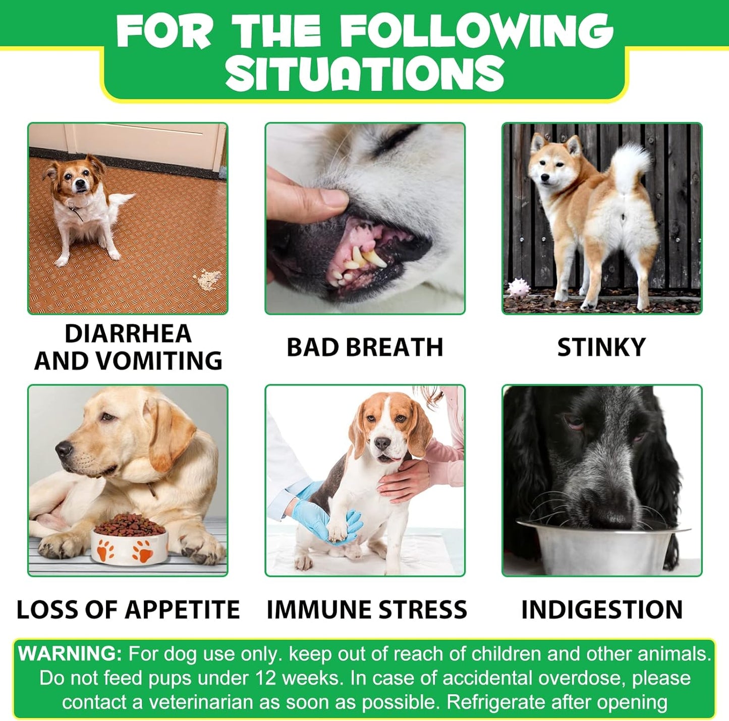 Dog Probiotics Chews with Prebiotics, Digestive Enzymes, Omega-3 & 6, Vitamins - Improve Digestion, Boost Immunity, Reduce Diarrhea & Gas