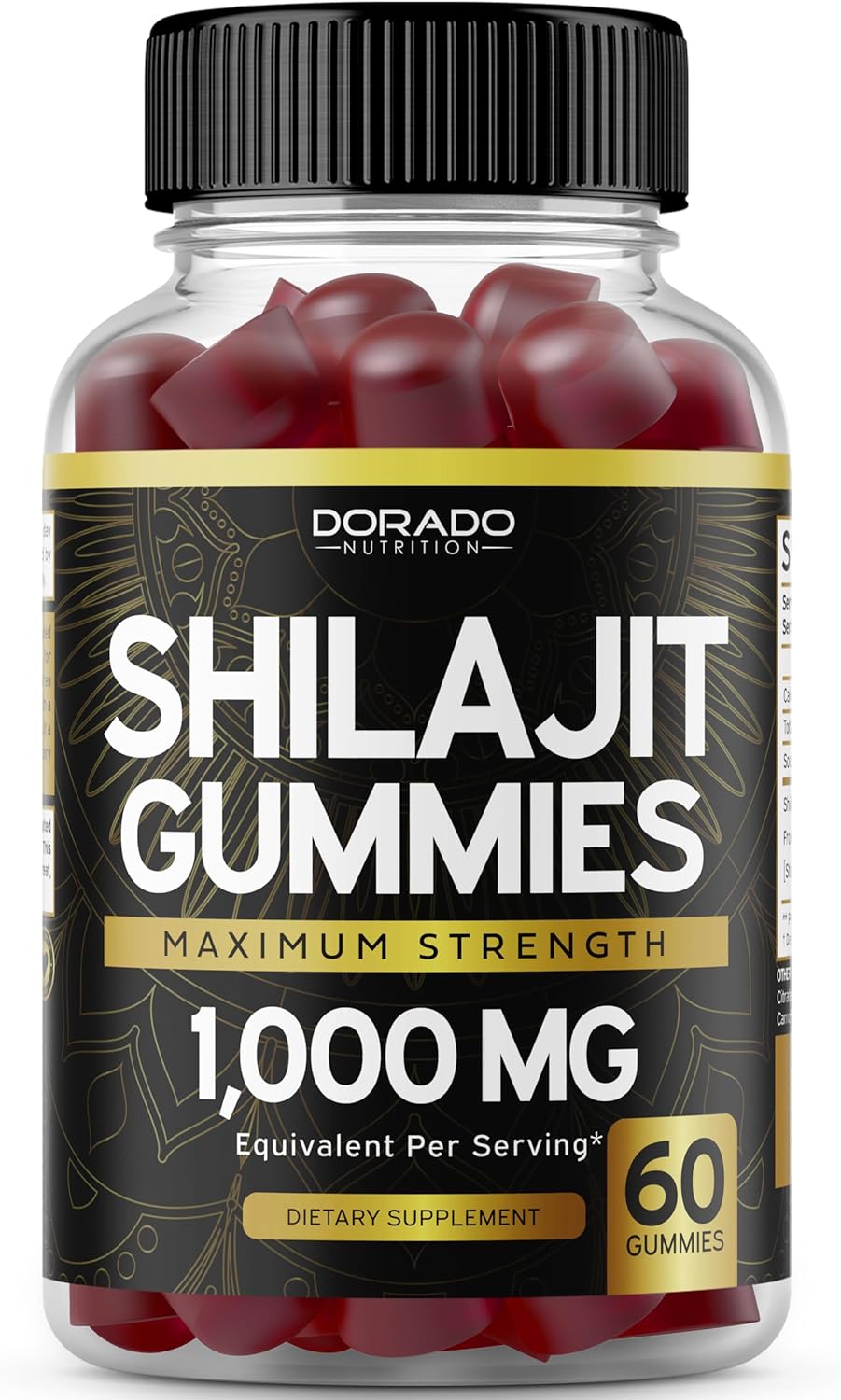 Dorado Nutrition Shilajit & Glucosamine Chondroitin Gummies Combo Pack (120 Gummies) for Men and Women