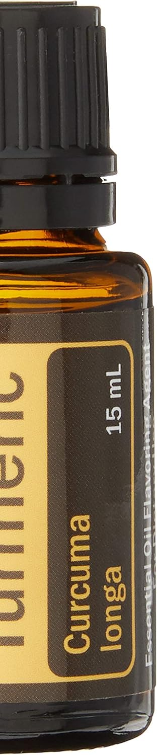 doTERRA Turmeric Essential Oil 15 mL - Pure & Potent Turmeric Oil for Aromatherapy & Wellness