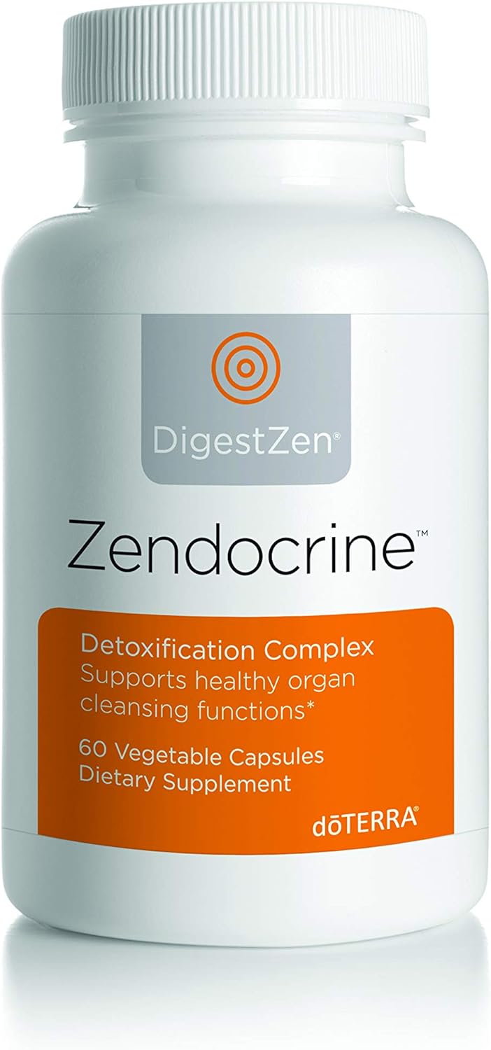 doTERRA Zendocrine Detox Complex - 60 Capsules for Cleansing & Detoxification