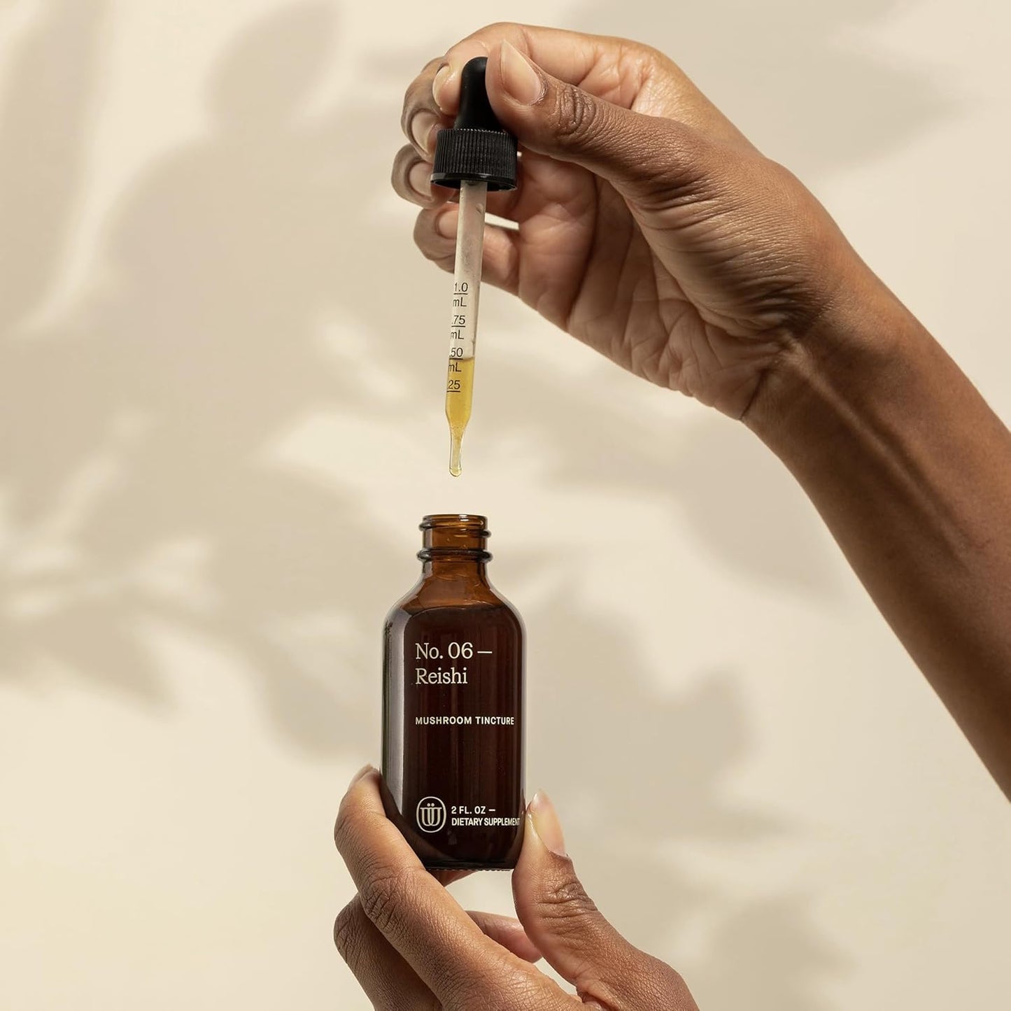 Double Extracted Reishi Mushroom Tincture for Immunity Boost, Inflammation Reduction, Sleep Improvement, Hormone Balance - 60 Servings