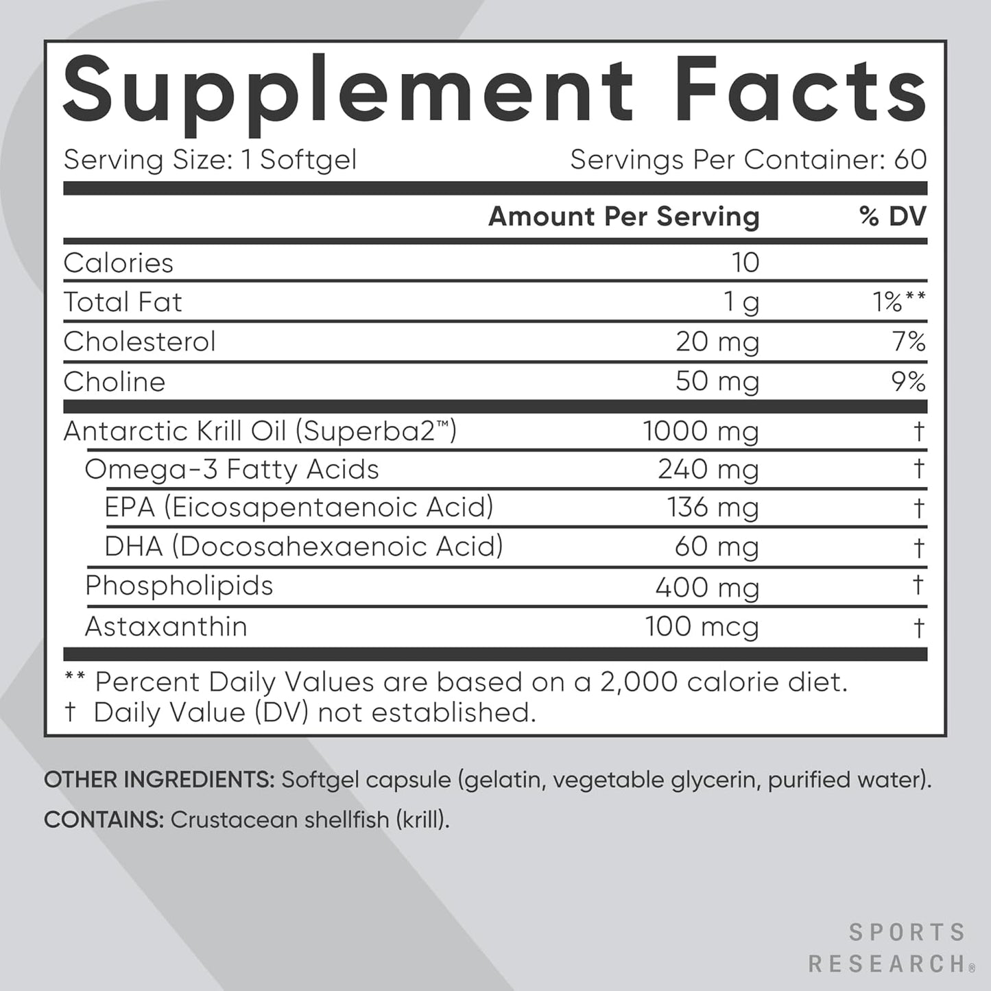 Double Strength Antarctic Krill Oil Omega 3 with Phospholipids, Choline, and Astaxanthin, Triple Strength Wild Alaska Pollock Fish Oil with Vitamin D3 K2 - 2250mg Omega 3 Power Pack