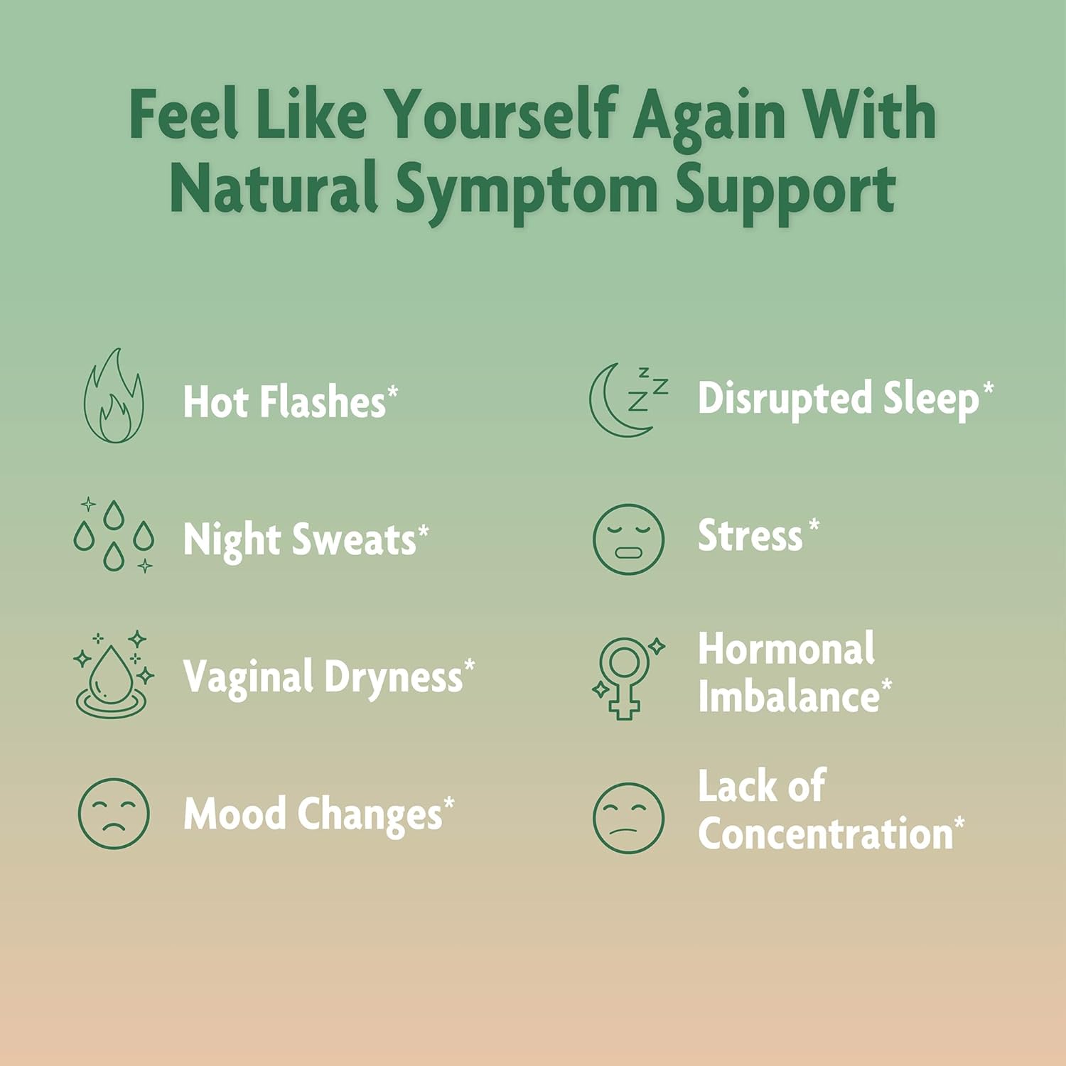 Double Strength Menopause Supplements for Women - Red Clover Isoflavones, Estrogen Vitamins - Supports Hot Flashes, Night Sweats, Restlessness - 30 Count