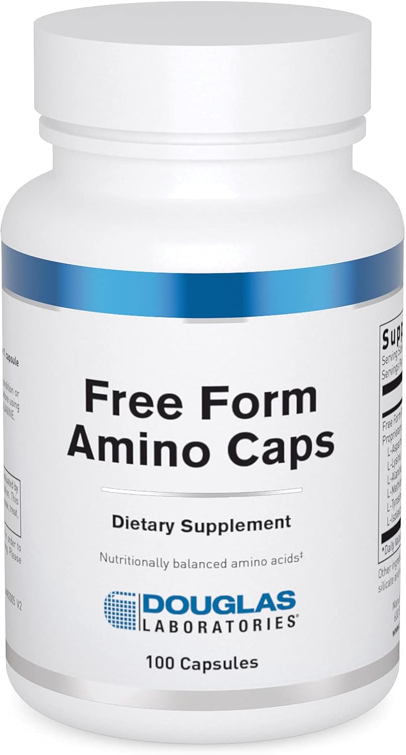 Douglas Laboratories Free Form Amino Capsules | Energy & Muscle Support | 100 Capsules