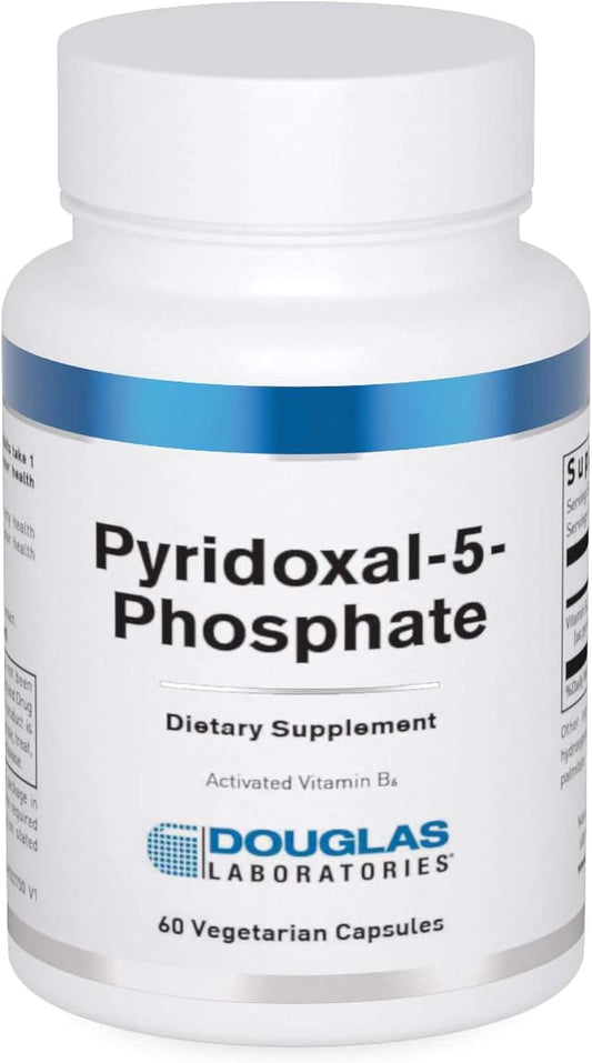 Douglas Laboratories Pyridoxal-5-Phosphate Capsules - 50mg Vitamin B6 for Neurological & Cardiovascular Health - 60 Count