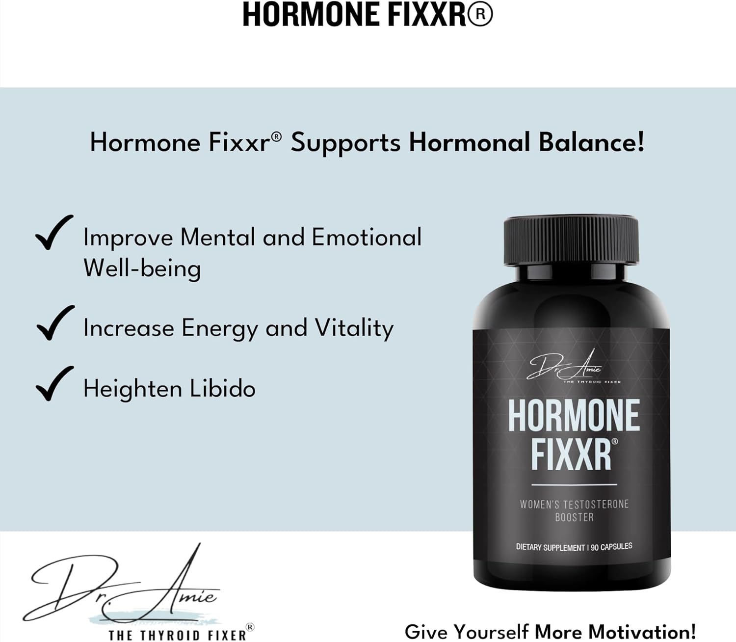 Dr. Amie Hormone and Metabolism Bundle by Fixxr - Improve Hormonal Balance and Boost Metabolism with this Comprehensive Bundle