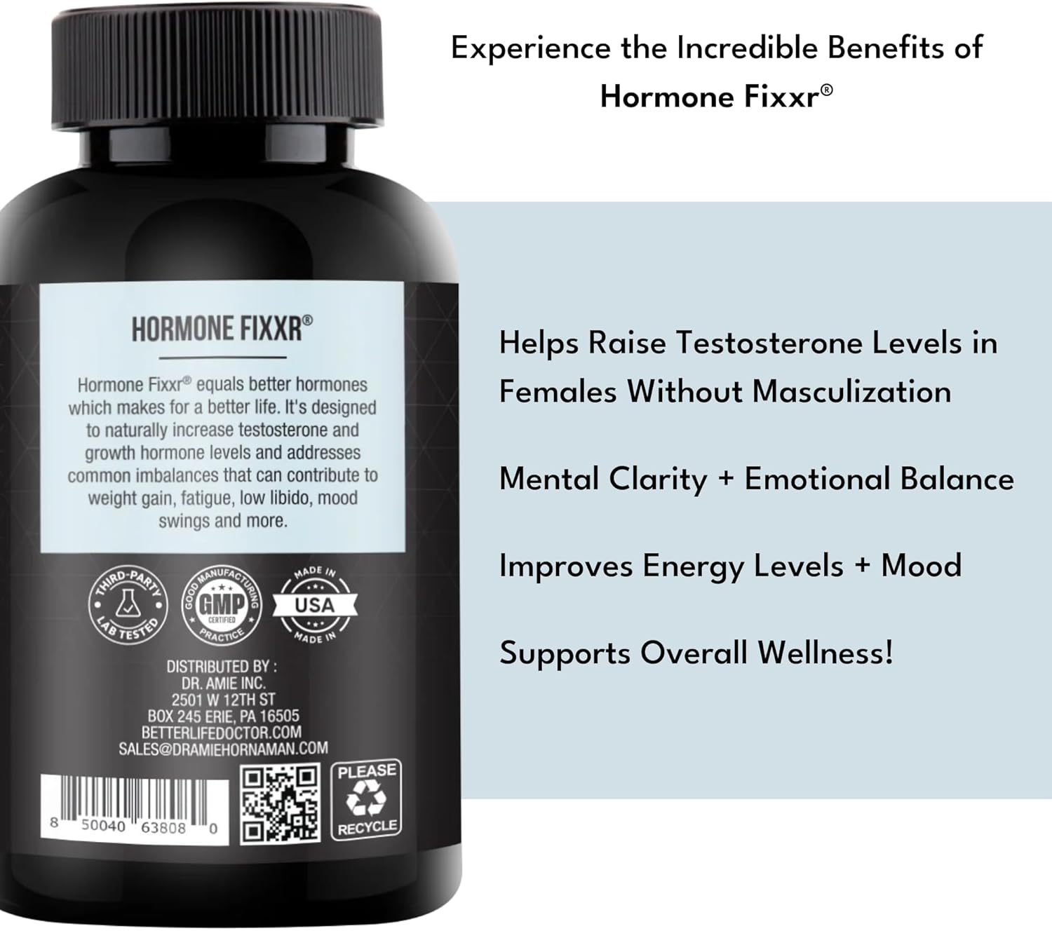 Dr. Amie Hormone and Metabolism Bundle by Fixxr - Improve Hormonal Balance and Boost Metabolism with this Comprehensive Bundle