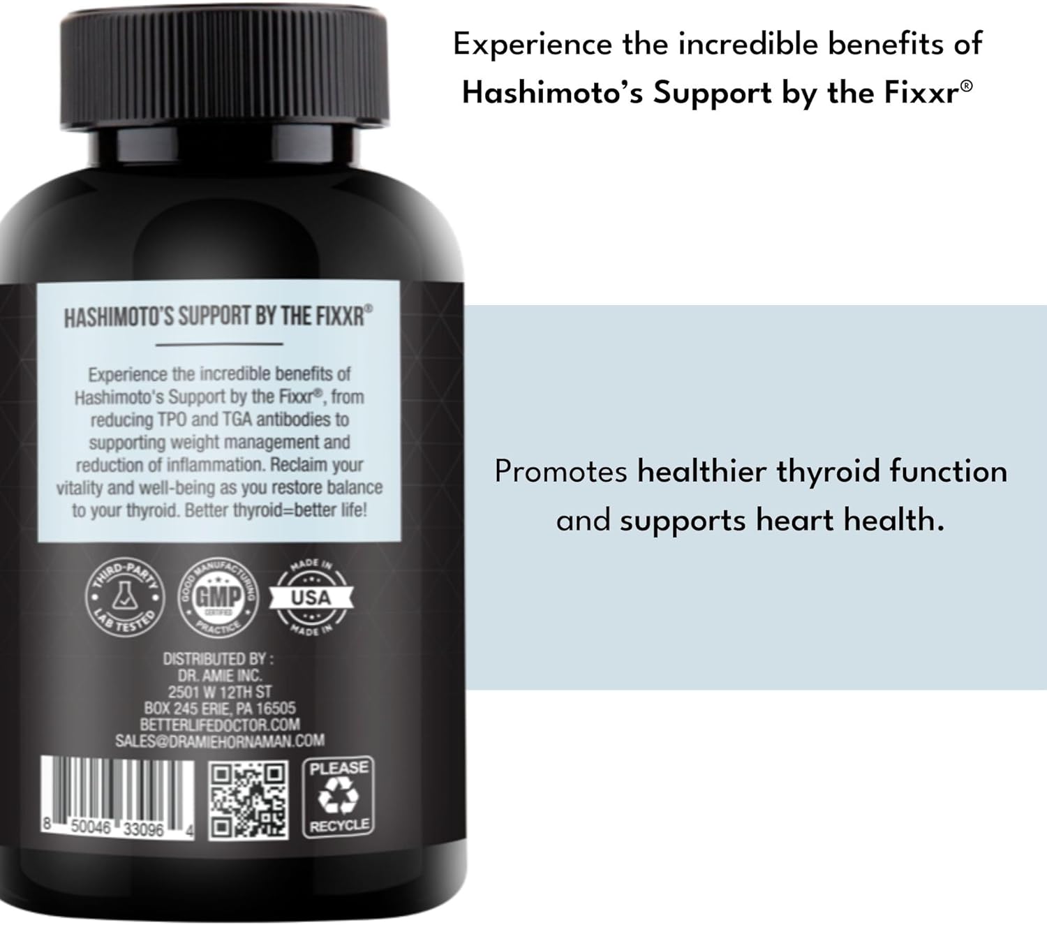 Dr. Amie's Fixxr Hashimoto's Support: Antibody Reducing Complex, 30 Softgels