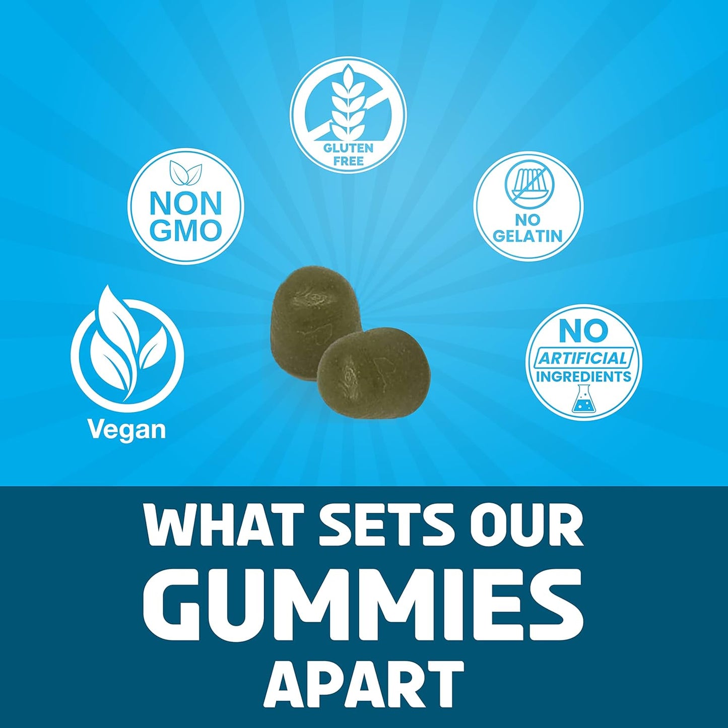 Dr. Awan's Amire Ashwagandha Gummies - Mood, Energy, & Immune Support - 120ct, 60 Day Supply