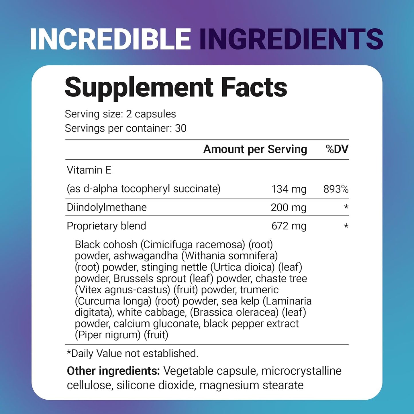 Dr. Berg DIM Supplement - Estrogen Balance for Women with Diindolylmethane - Menstrual Symptom & Menopause Relief - 60 Capsules