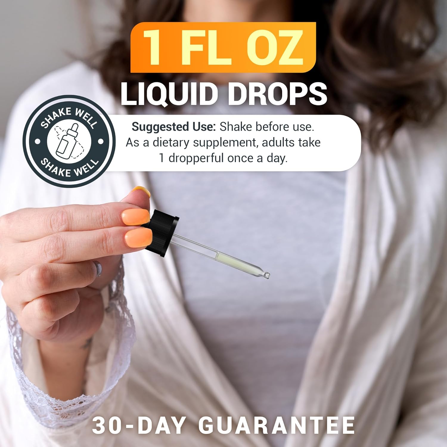 Dr. Berg Liquid Vitamin D3 & K2 Supplement with Zinc - Supports Bone, Teeth, Mood & Immune Health - 1 fl oz