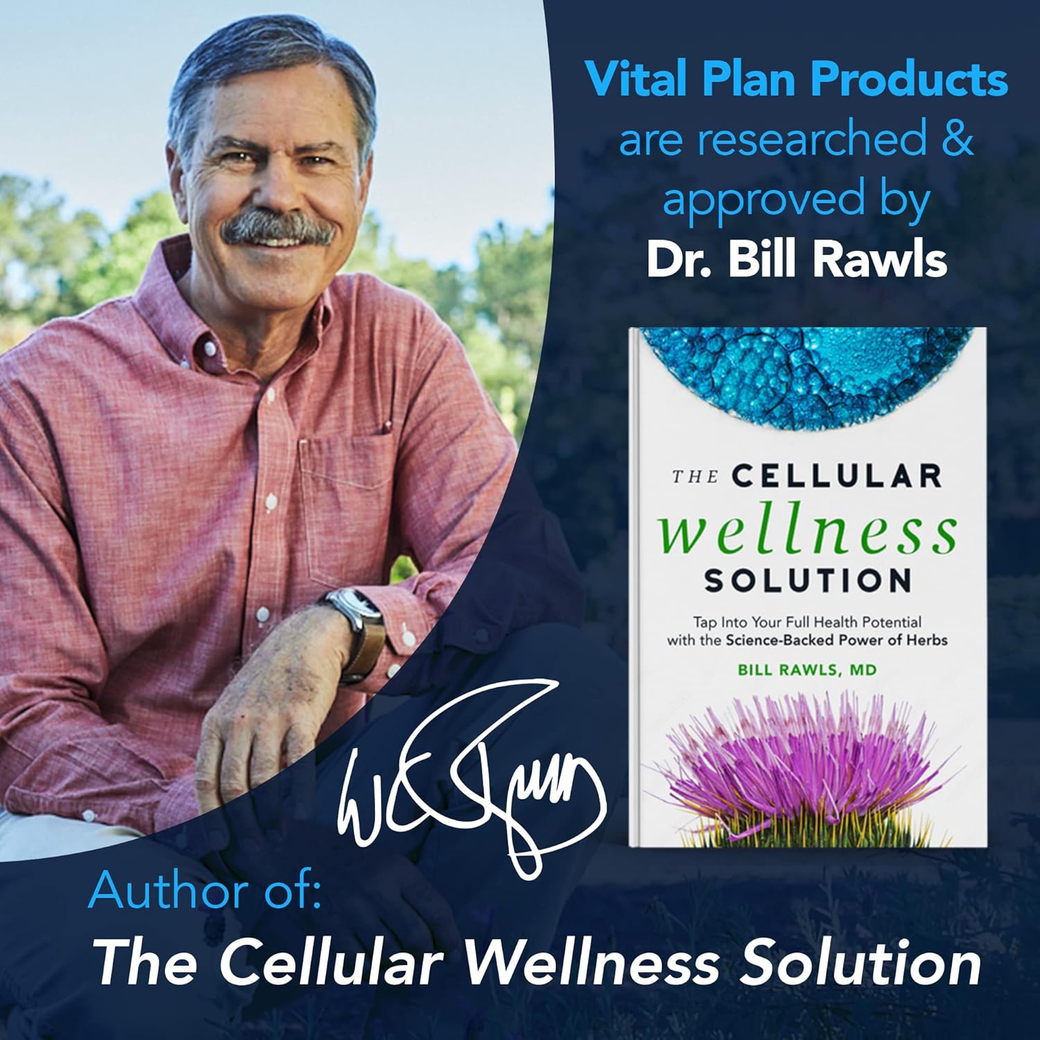 Dr. Bill Rawls Brain Boost Supplement - Capsules with Lion’s Mane, Cat’s Claw, Bacopa, Ashwagandha, & Ginkgo Biloba