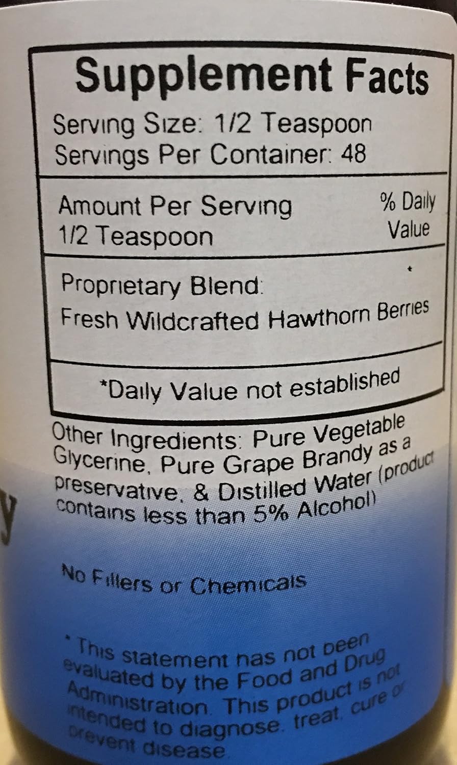 Dr. Christopher's Hawthorn Berry Heart Syrup - Original Formula for Cardiovascular Health - 4 oz