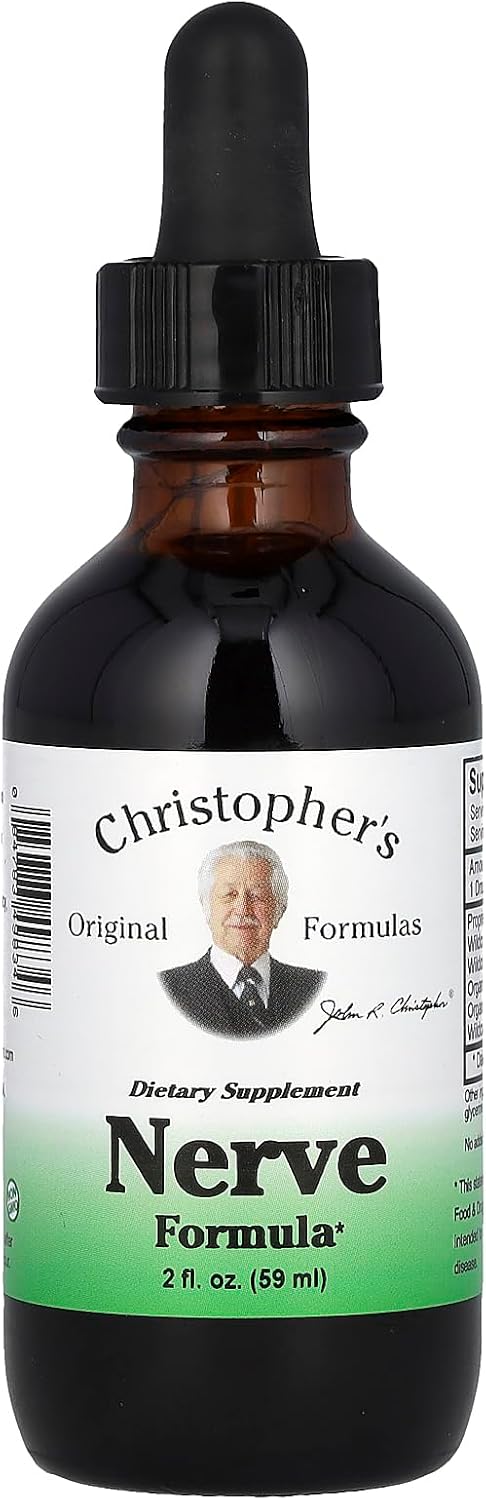 Dr. Christopher's Original Formulas Nerve Support Liquid Supplement - 2 oz