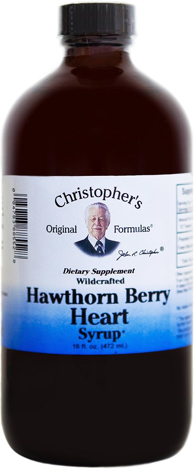 Dr. Christopher's Original Hawthorn Berry Heart Syrup - 16 oz Formula