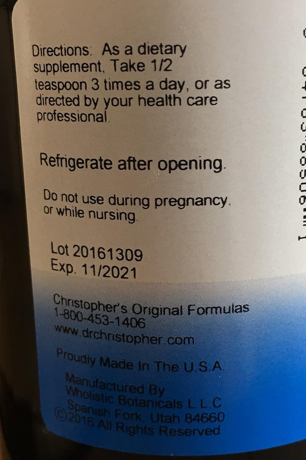 Dr. Christopher's Original Hawthorn Berry Heart Syrup - 16 oz Formula