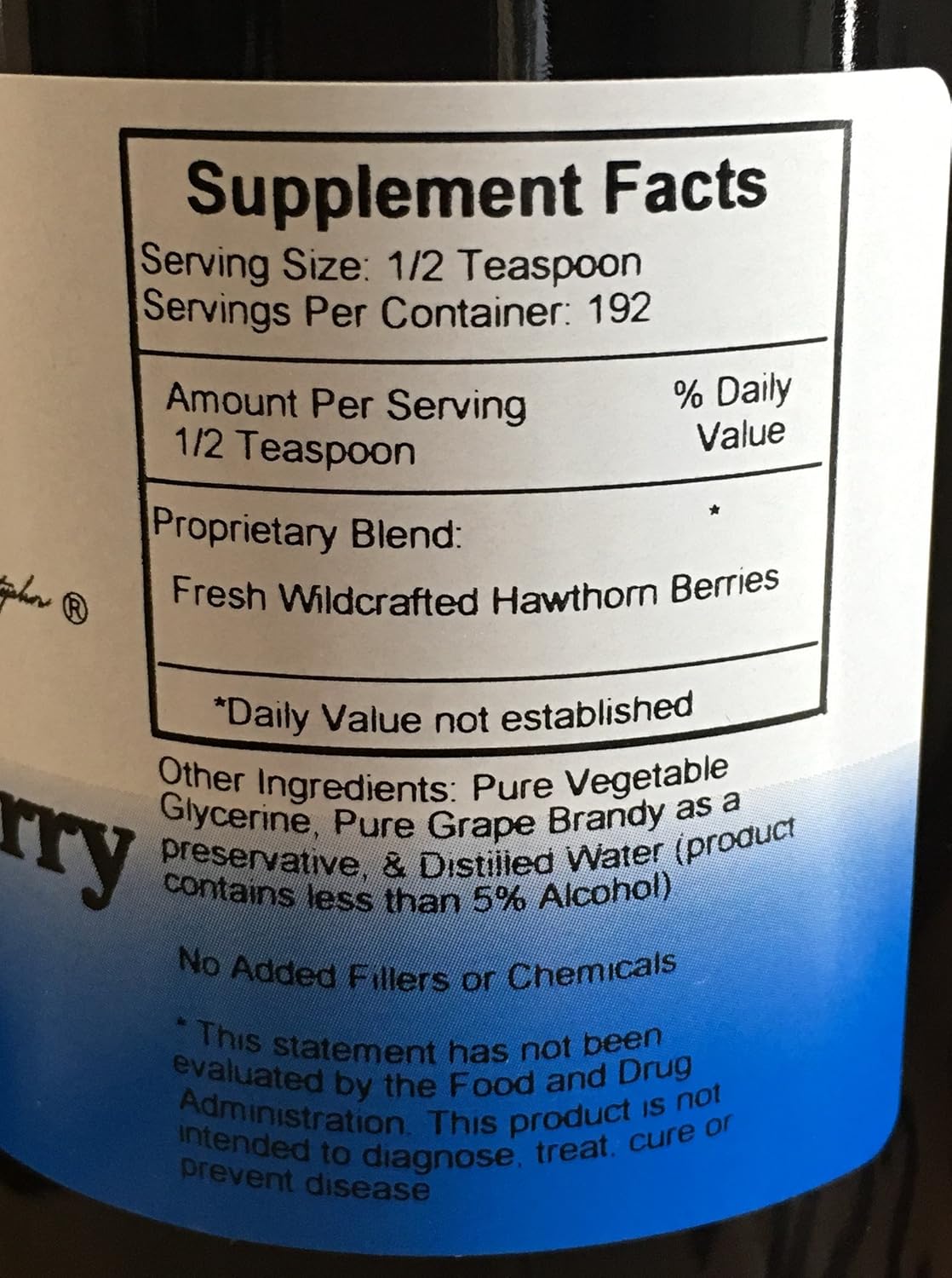 Dr. Christopher's Original Hawthorn Berry Heart Syrup - 16 oz Formula