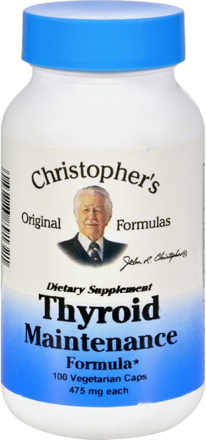 Dr. Christopher's Thyroid Maintenance Formula - 100 Vegetarian Capsules
