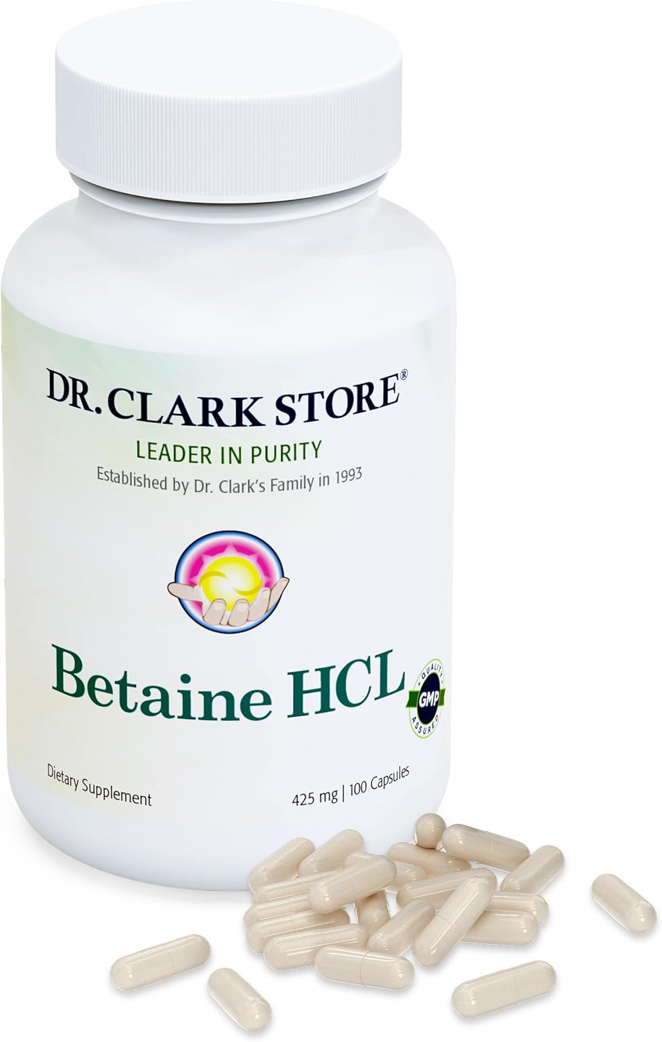 Dr. Clark Lugol’s Iodine and Betaine HCL Digestive Enzymes with Cloves Supplement