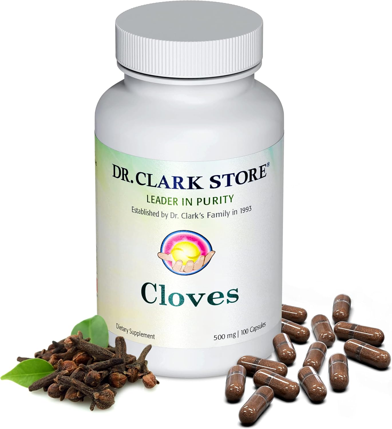 Dr. Clark Lugol’s Iodine and Betaine HCL Digestive Enzymes with Cloves Supplement