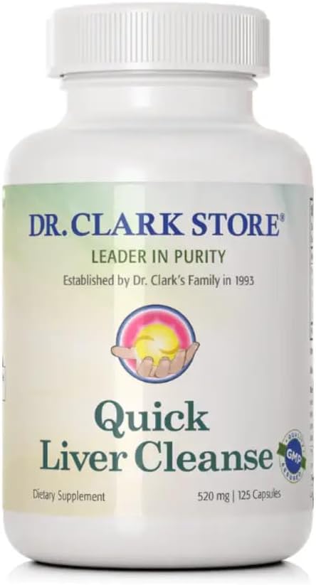 Dr. Clark Quick Liver & Gallbladder Cleanse - 520mg, Natural Detox for Liver & Gallbladder Health by Purity Products
