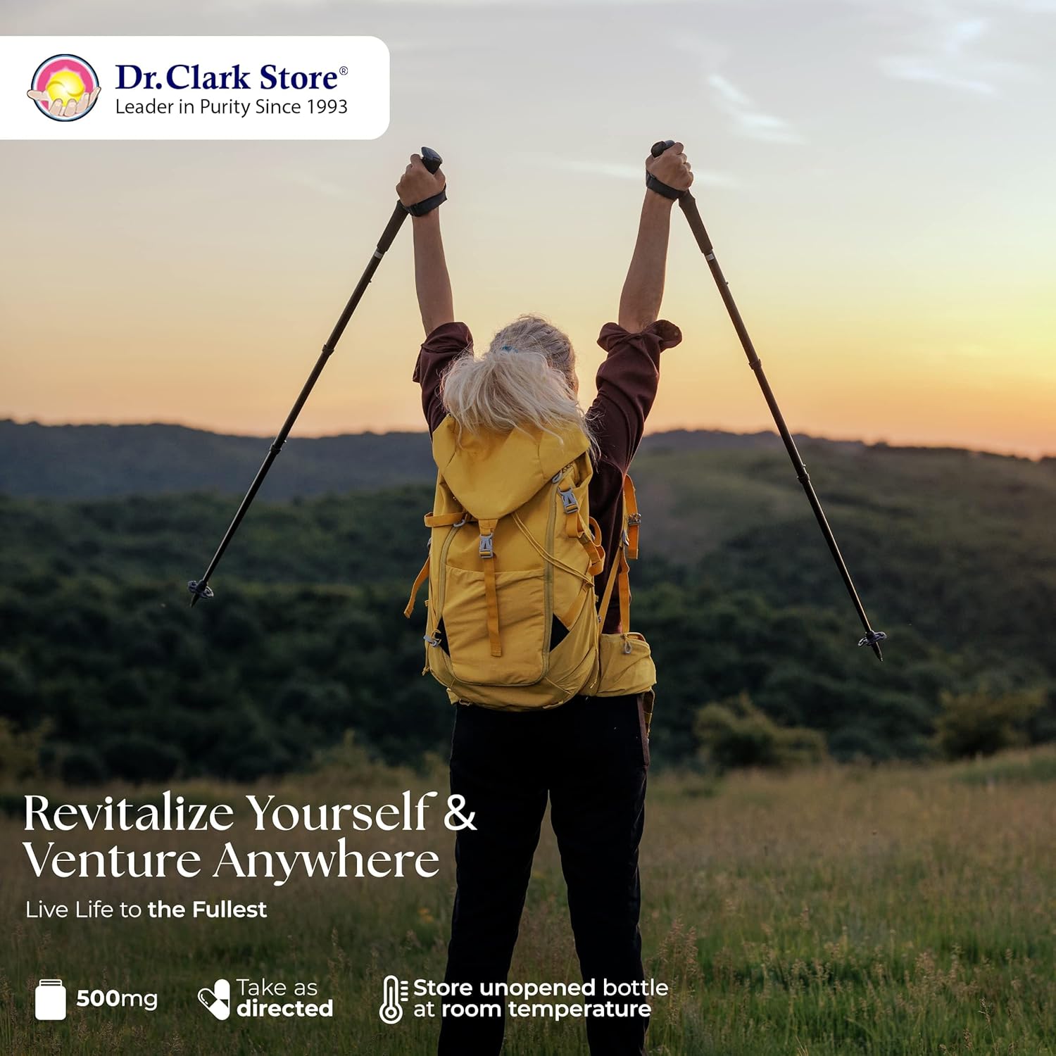 Dr. Clark Store Thiamine B1 Supplement 500mg - Supports Nervous System & Energy Metabolism - Gluten-Free, Dairy Free - 300 Gelatin Capsules