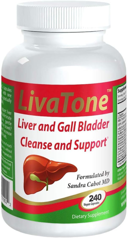 Dr. Formulated Liver Cleanse & Detox Pills with Milk Thistle & Antioxidants - 240 Capsules