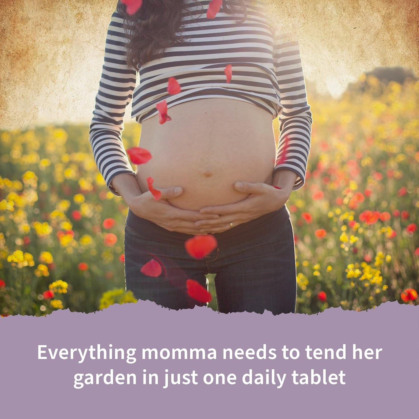 Dr. Formulated Prenatal Vitamin with Folate for Energy & Fetal Development + Probiotics for Gut Health - Garden of Life Organics