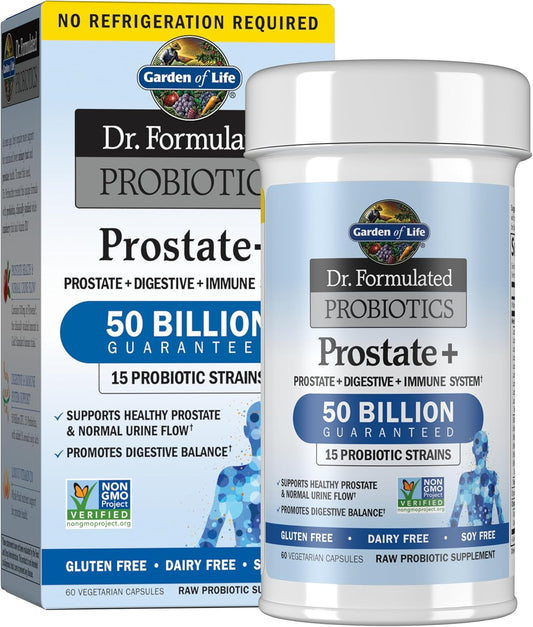 Dr. Formulated Probiotic for Prostate Health - Garden of Life - 60 Count, Gluten, Dairy, Soy-Free