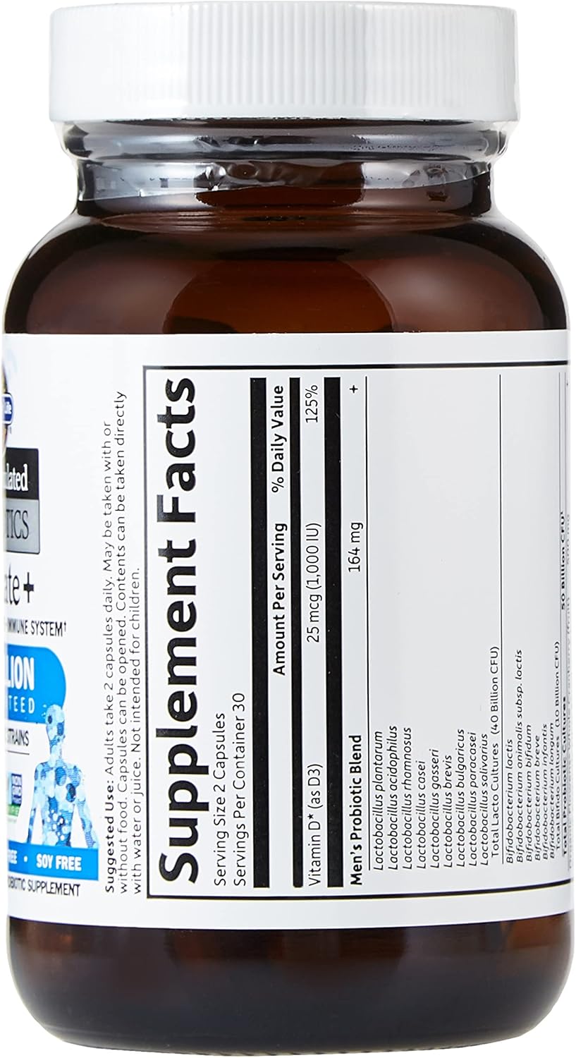 Dr. Formulated Probiotic for Prostate Health - Garden of Life - 60 Count, Gluten, Dairy, Soy-Free