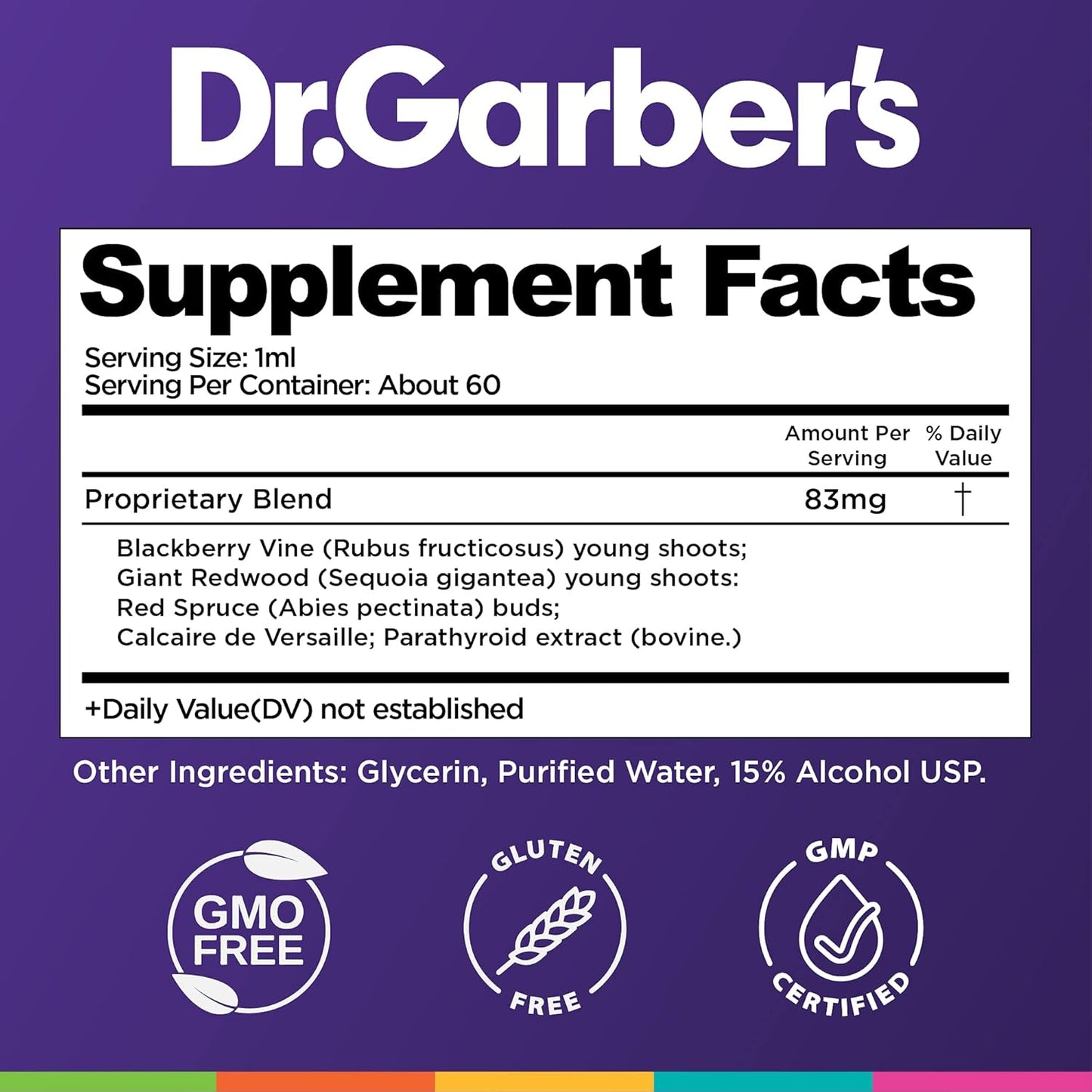Dr. Garber's Bone Strength Liquid Supplement - 2 fl oz Bottle