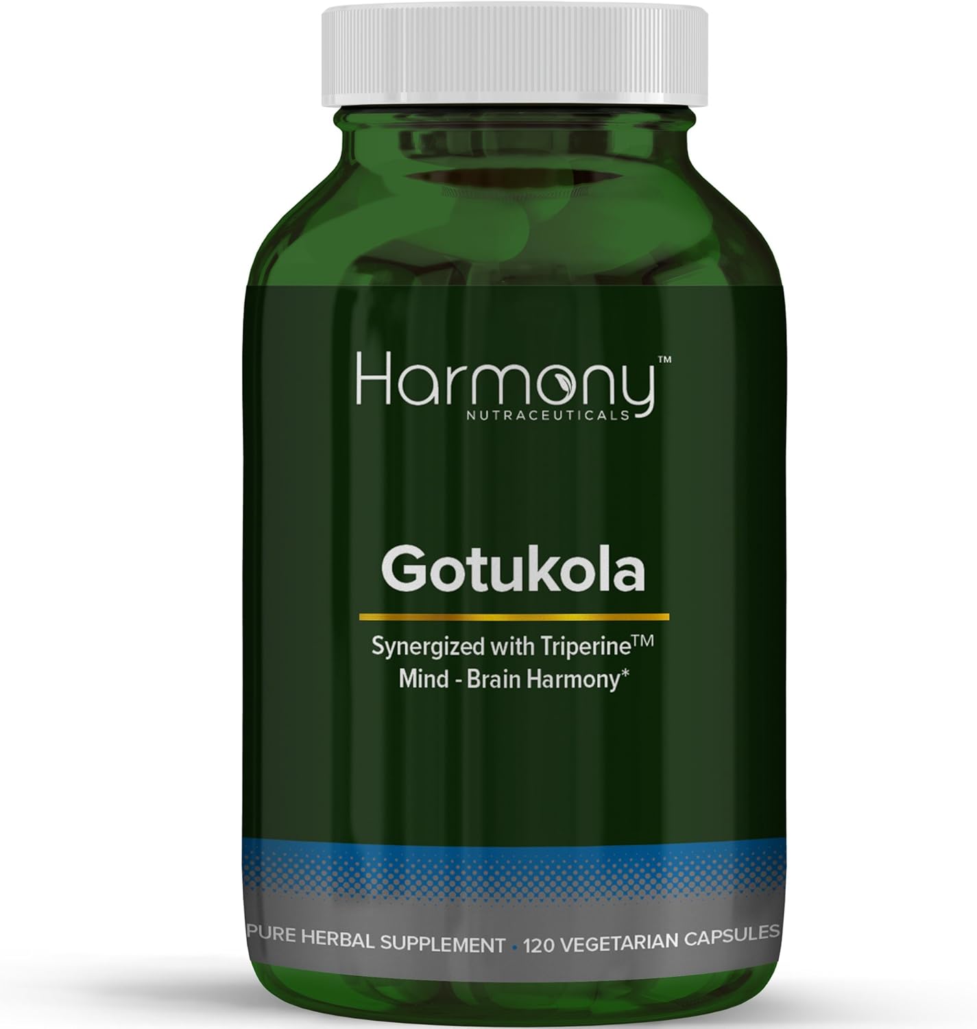 Dr. Gumman's Clinical Grade Gotu Kola 120 Vegan Capsules - Maximum Potency & Bioactivity - Harmony Nutraceuticals