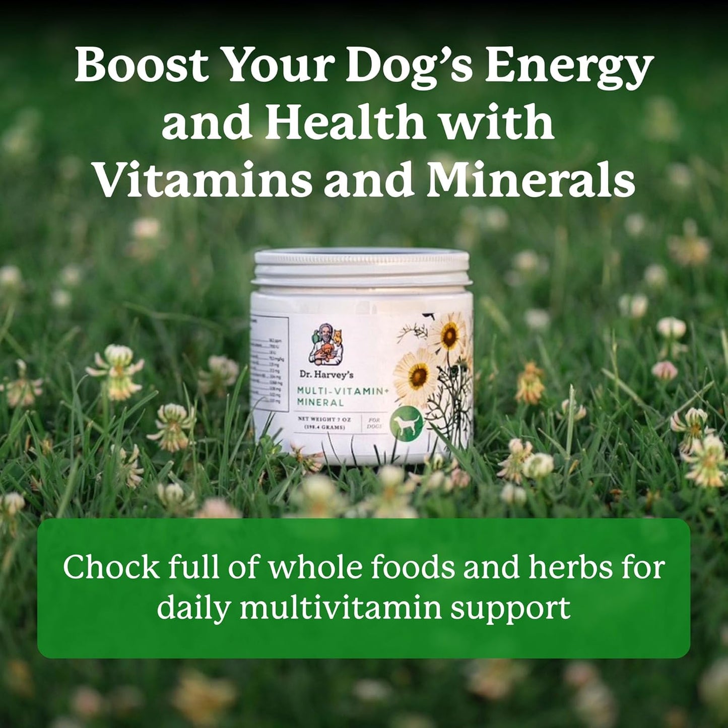 Dr. Harvey's Herbal Dog Multi-Vitamin and Mineral Supplement - 7 Ounces