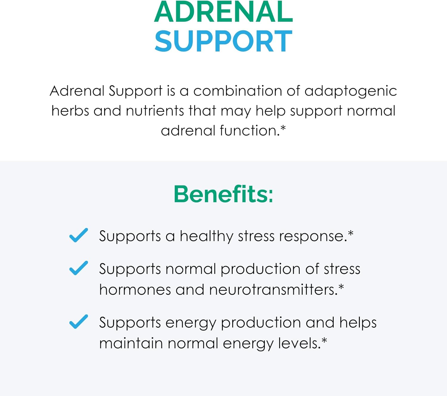 Dr. Izabella Wentz Rootcology Adrenal Support Formula with Adaptogenic Herbs and Vitamin B6 - 90 Capsules