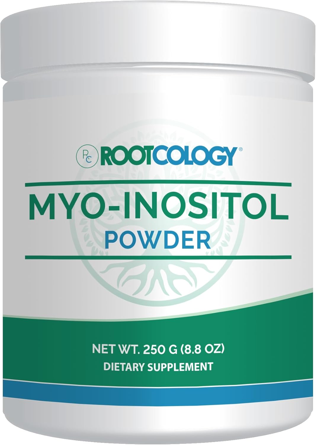 Dr. Izabella Wentz Rootcology Myo-Inositol Powder for Mood, Brain Health, and Liver Support - 250g