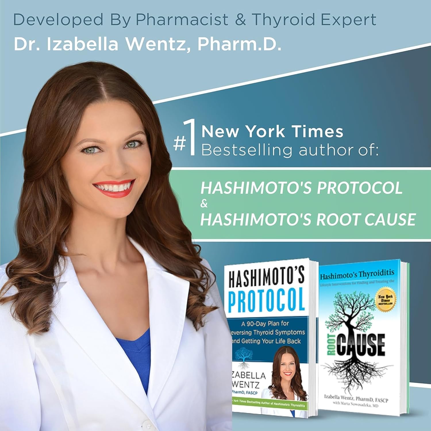 Dr. Izabella Wentz Rootcology Paleo Protein Powder - 21g Protein per Serving, Dairy-Free, Soy-Free, Natural Chocolate Flavor - 885g