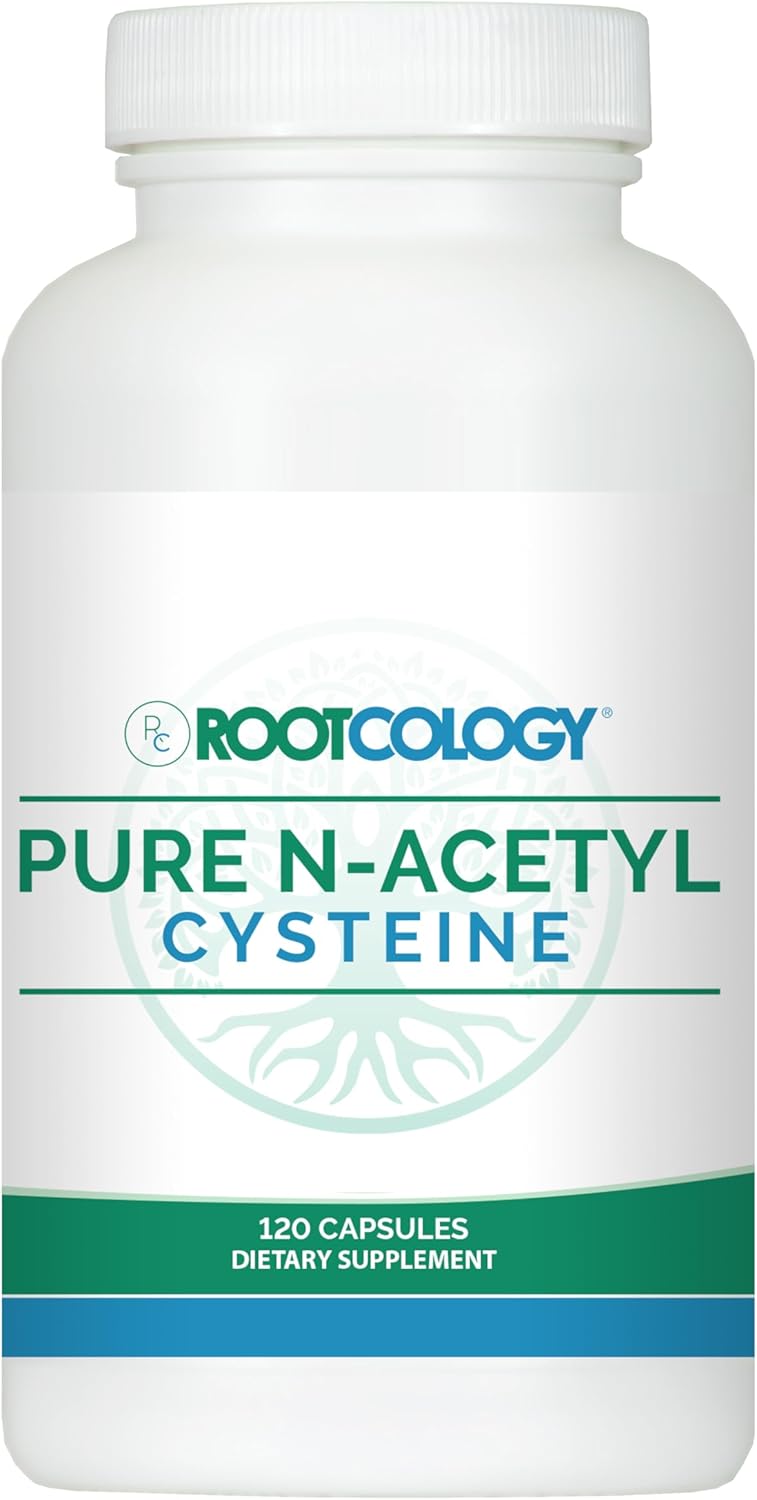 Dr. Izabella Wentz Rootcology Pure N-Acetyl Cysteine (NAC) 900mg 120 Capsules - Boost Immune Health