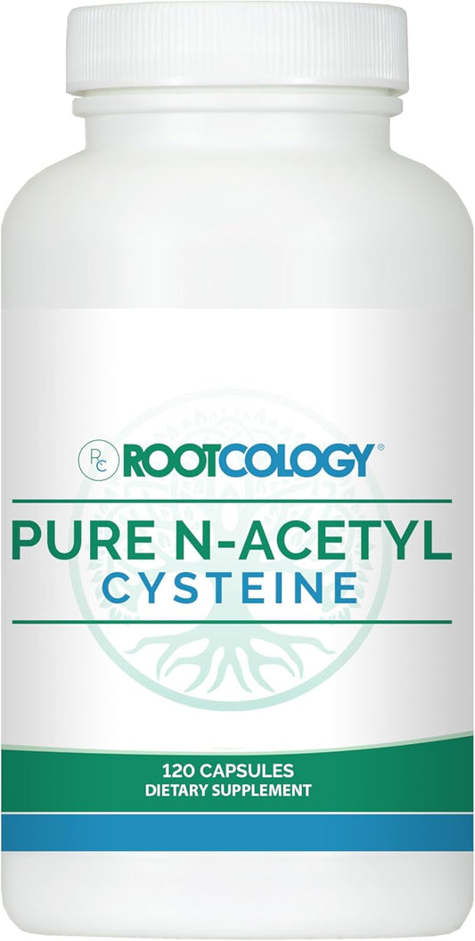 Dr. Izabella Wentz Rootcology Pure N-Acetyl Cysteine (NAC) 900mg 120 Capsules - Boost Immune Health