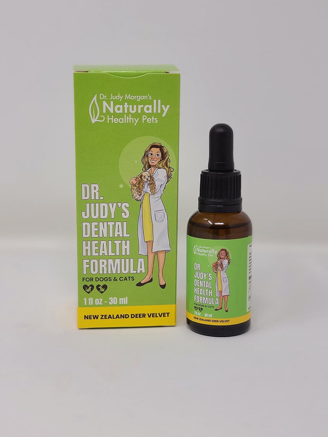 Dr. Judy Morgan's Dental Health Formula for Dogs & Cats - Natural Pet Care Supplement