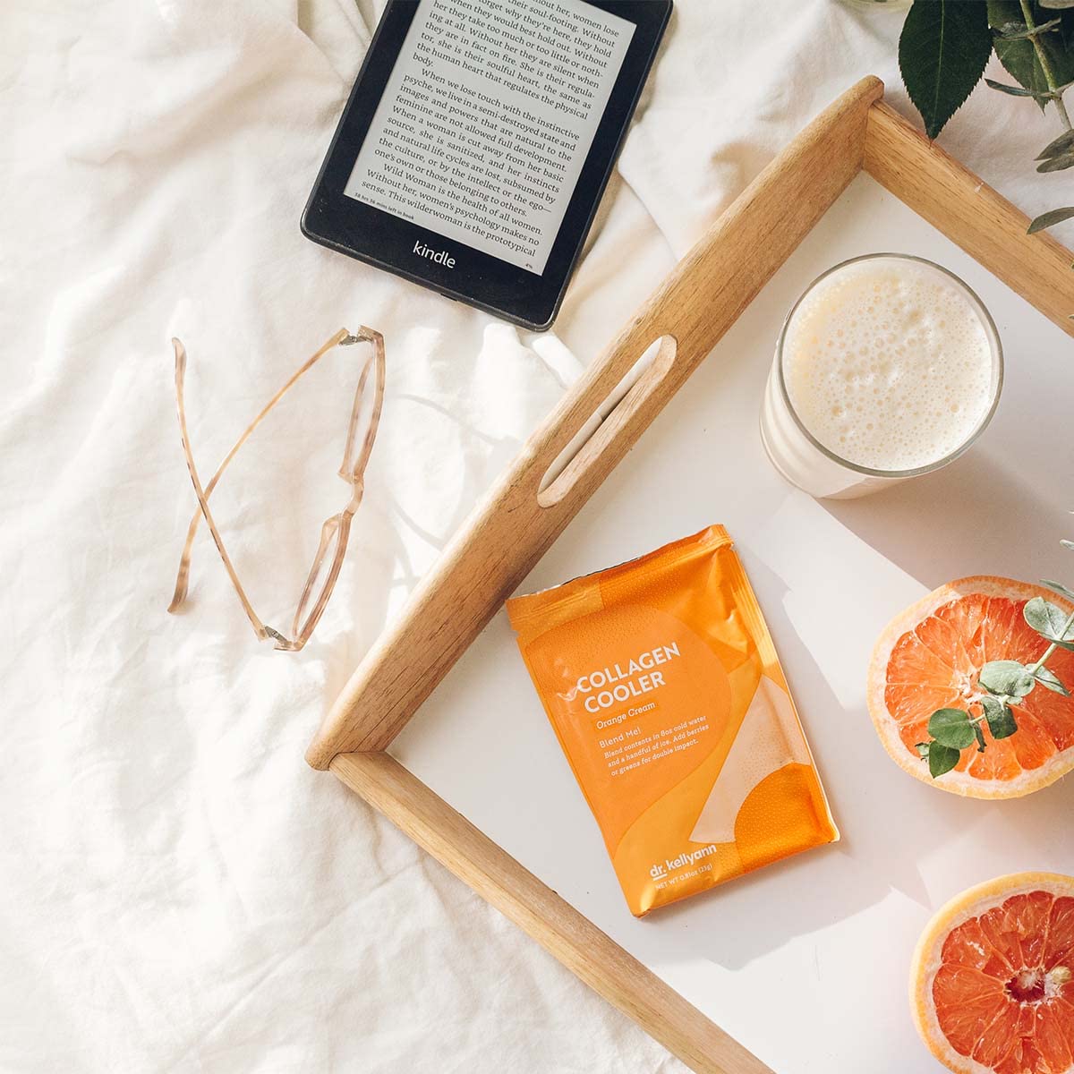 Dr. Kellyann Orange Cream Keto Shake Packets - 7 Servings, 15g Protein, Grass-Fed Collagen, Keto & Paleo-Friendly