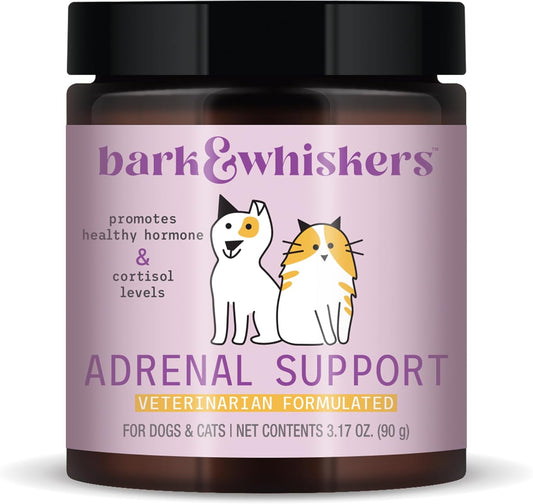 Dr. Mercola Adrenal Support Supplement for Dogs & Cats, 3.17 oz, 90 Scoops, Hormone & Cortisol Balance