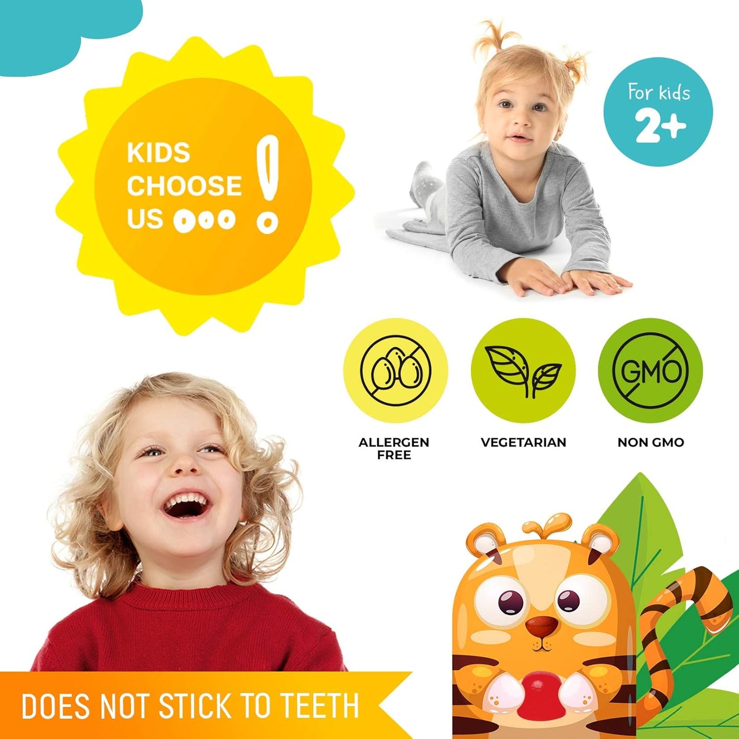 Dr. Moritz Vitamin D Gummies - 2000 IU Chewable Supplement for Kids & Adults - Immune Support - Vegetarian & Gelatin-Free - 180 Count