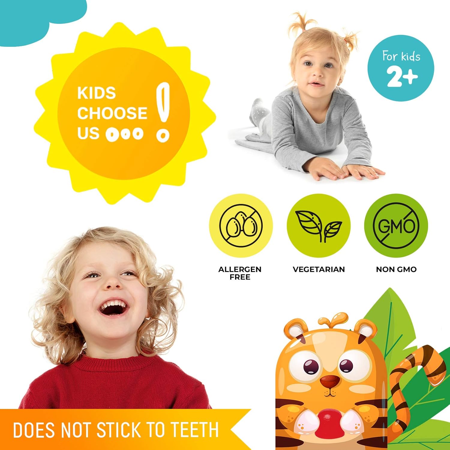 Dr. Moritz Vitamin D Gummies - 2000 IU Chewable Supplement for Kids & Adults - Immune Support - Vegetarian & Gelatin-Free - 180 Count