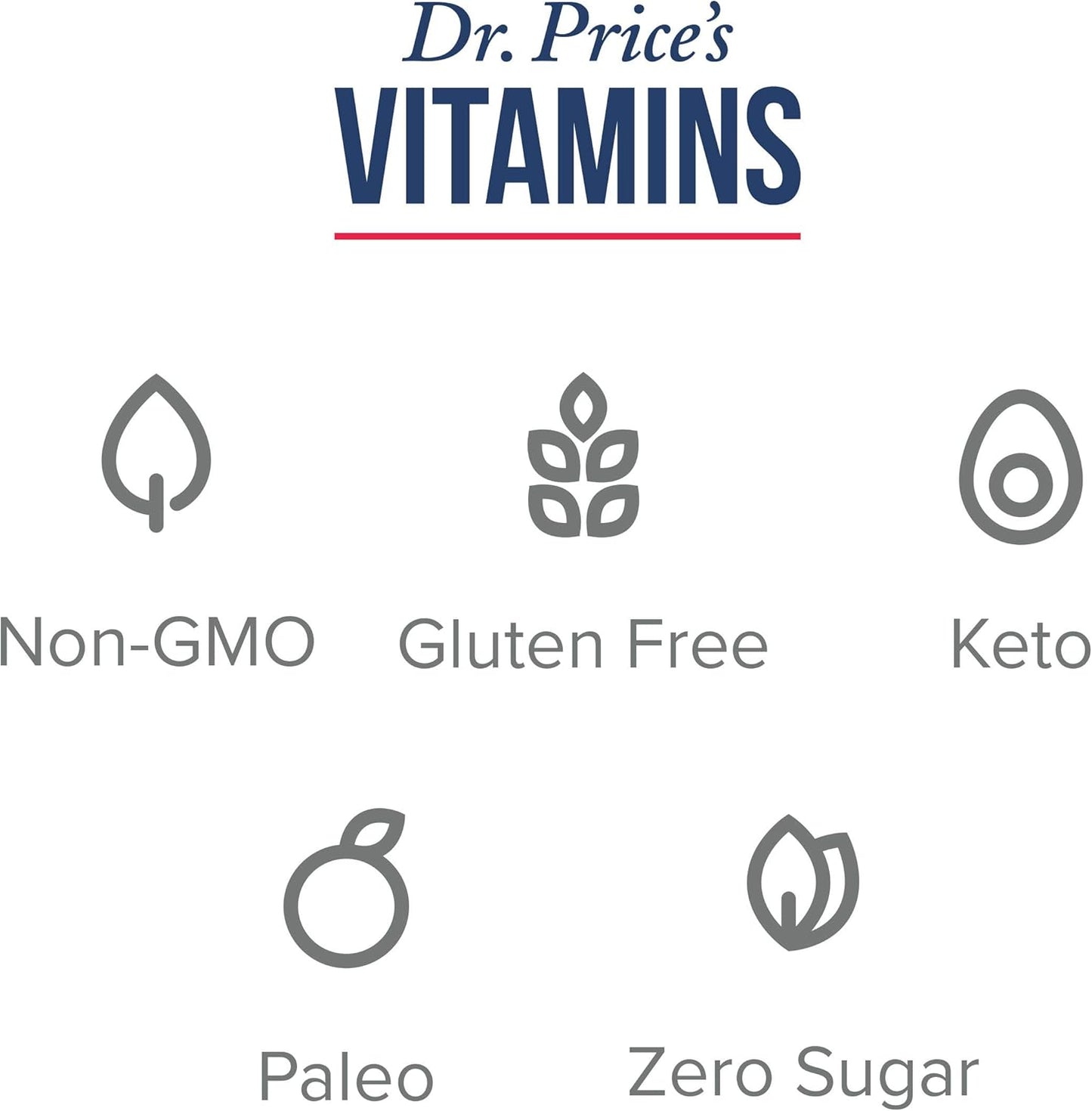 Dr. Price Electrolytes Powder Packets - Hydration Mix with No Sugar - Keto-Friendly Electrolyte Supplement - Fasting Water Enhancer (30 Packets)