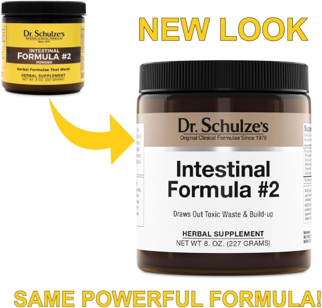 Dr. Schulze's Intestinal Formula #2 Herbal Colon Cleanse 8 Oz. Jar
