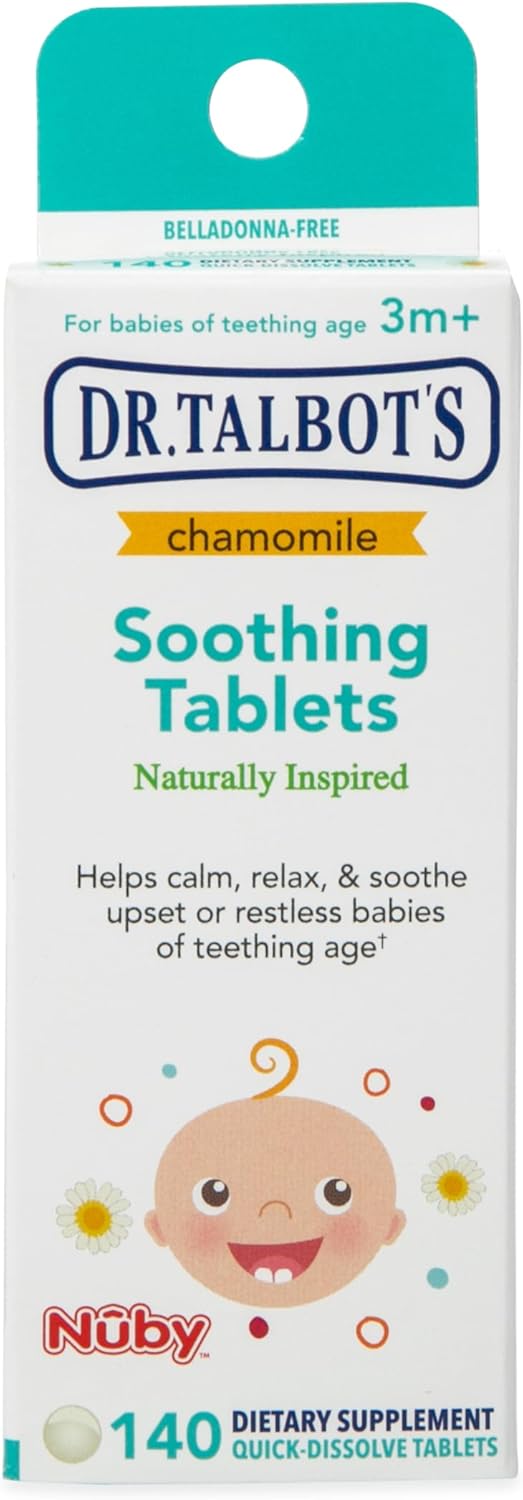 Dr. Talbot's Chamomile Quick Dissolve Tablets, 140 Count - Soothing Formula for Fast Relief